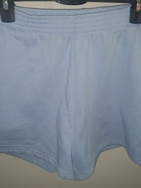 Cocoburry XL New Light Blue Casual Elastic Waist Shorts